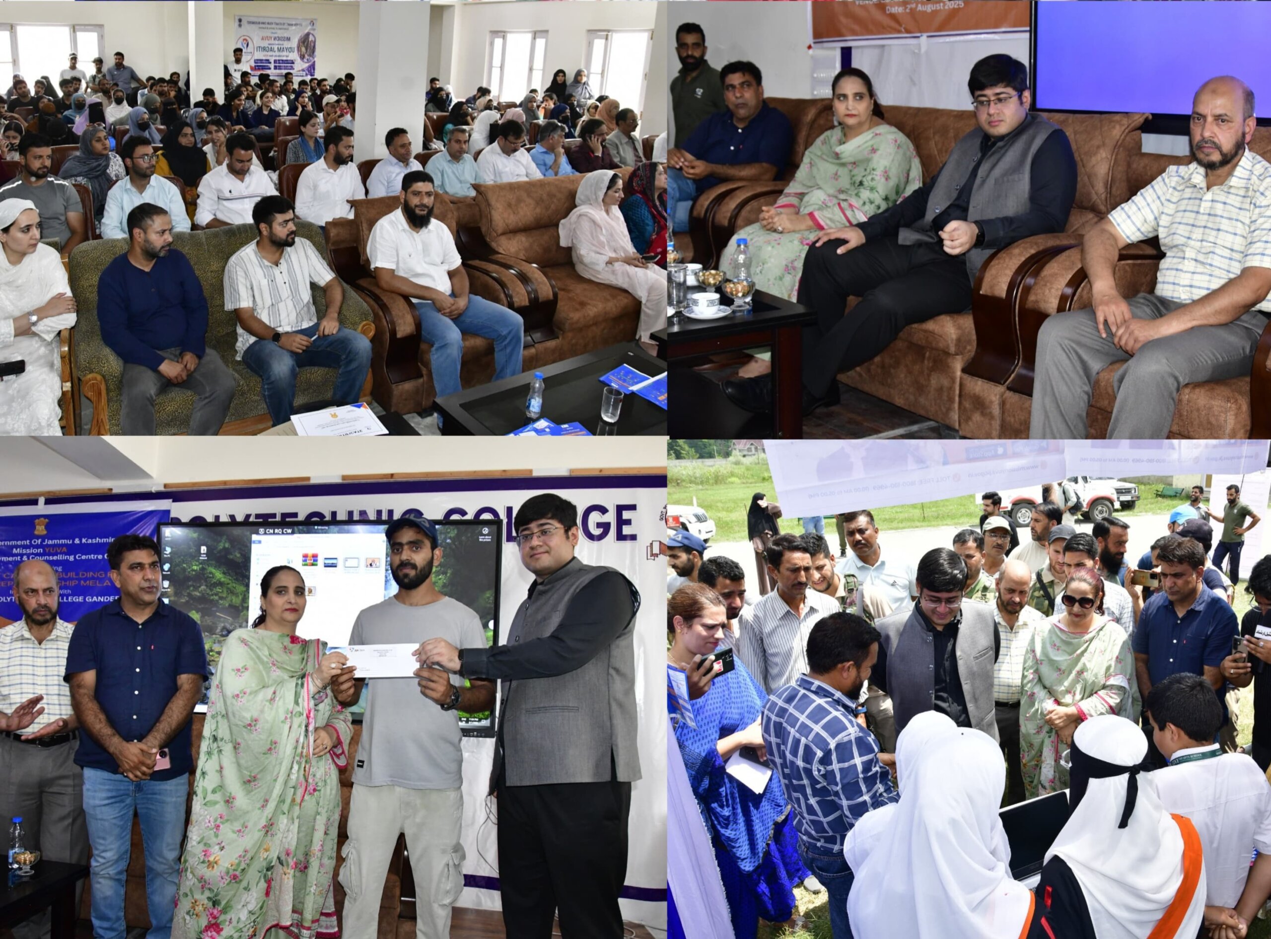 One Day Entrepreneurship Mela under Mission YUVA held in Ganderbal