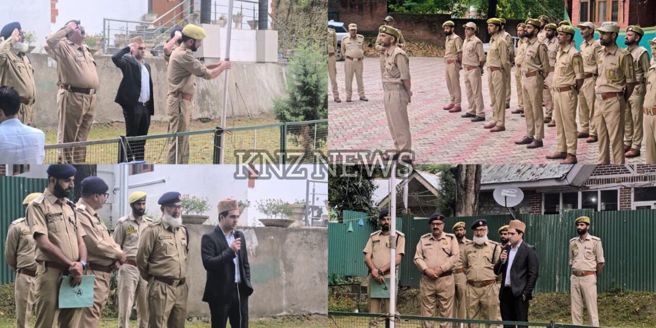 DFO Ganderbal Iqbal Rasool-IFS Hoists National Flag at Divisional Forest Office on 79th Independence Day