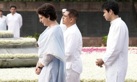 Congress MP Priyanka Gandhi, Kharge, Chidambaram and others pay tribute to late India PM Rajiv Gandhi on his birth anniversary