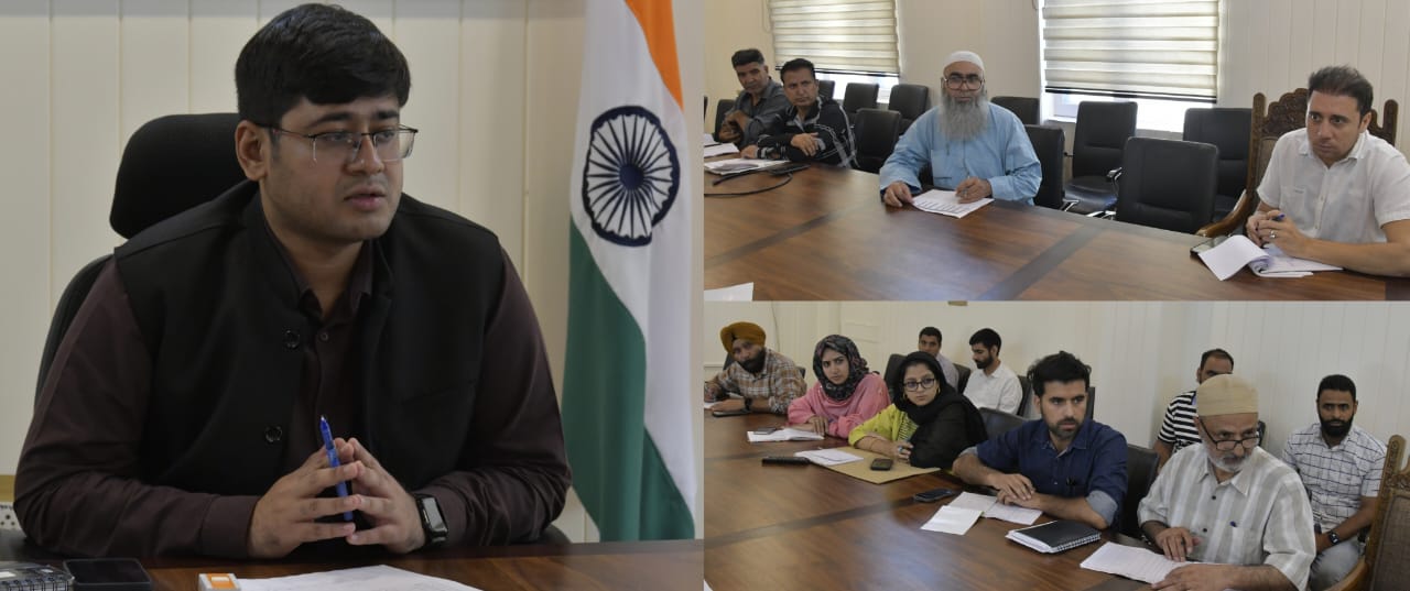 DC Ganderbal reviews progress of District CAPEX 2025-26