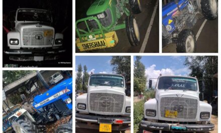 Seven Vehicles Seized in Ganderbal for Illegal Mining and Mineral Transportation:Police