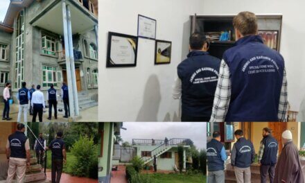 Special Crime Wing Conducts Raids in Ganderbal in Connection with Murder Case