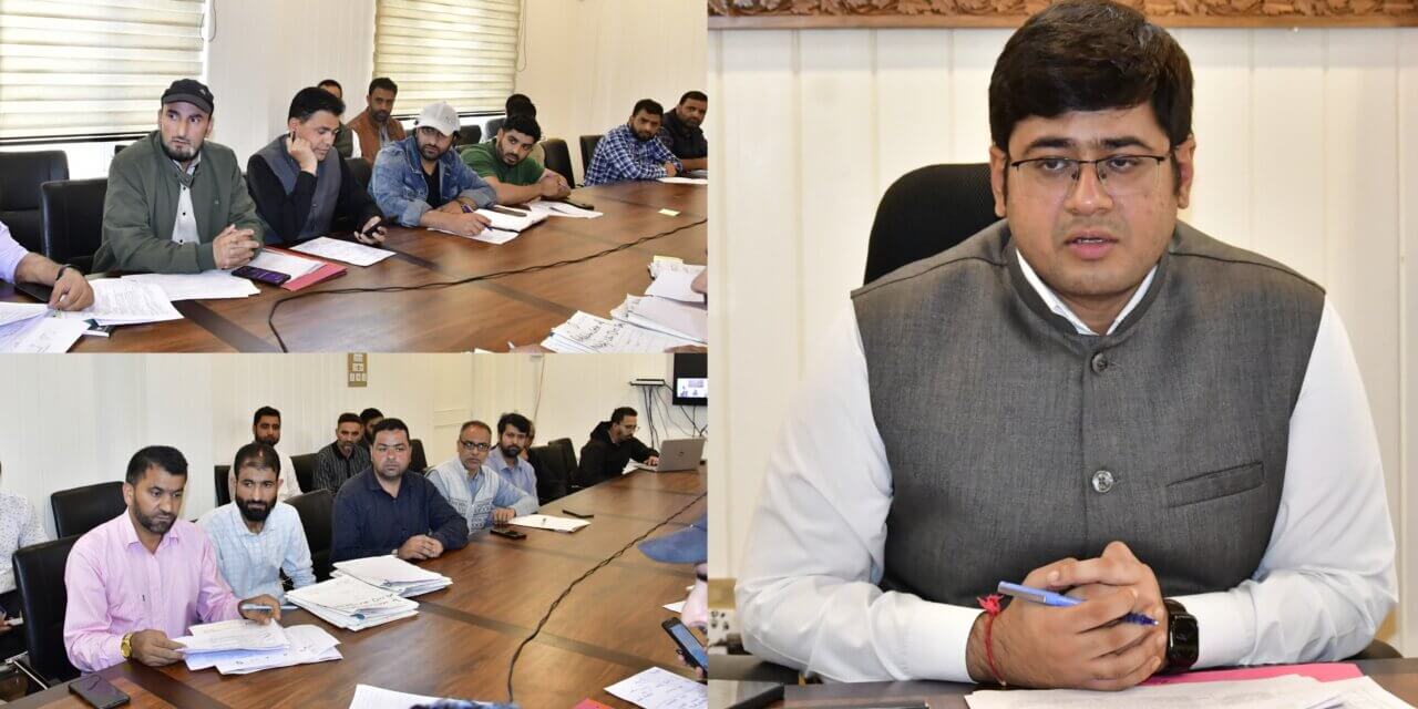Ganderbal reviews rectification cases under Land Revenue Act and disposal of migrant land issues