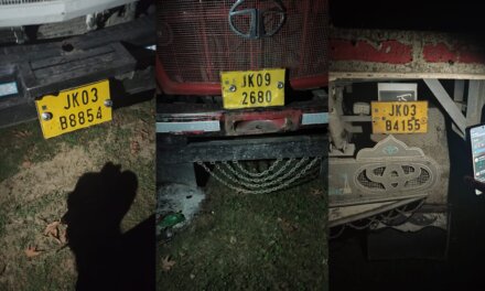 Ganderbal Police Seizes Three Vehicles for Illegal Mineral Extraction