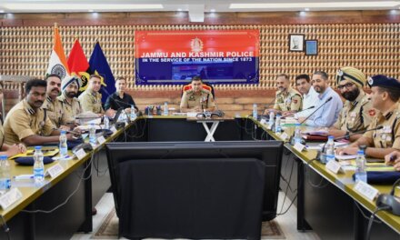 IGP Kashmir chairs security review meeting at PCR Kashmir
