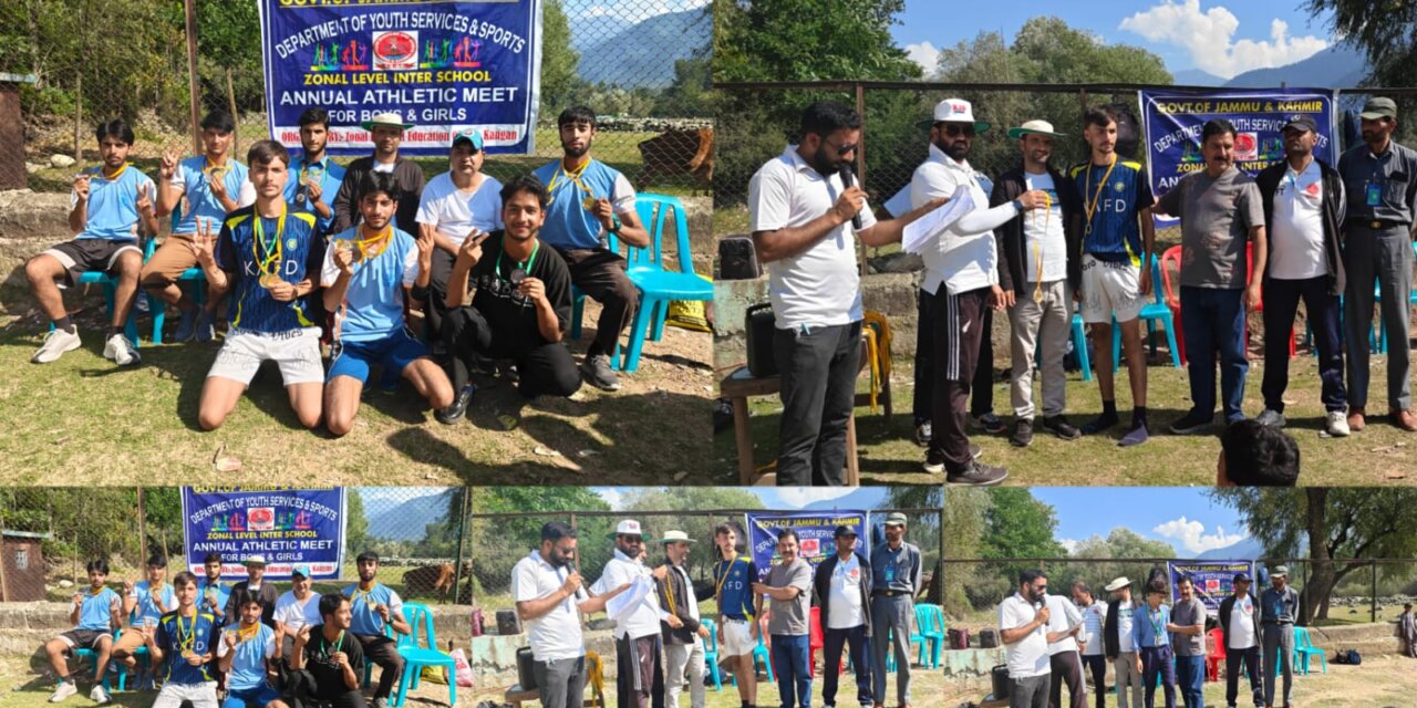 BHSS Kangan Athletes Dominate Zonal Meet with 15 Medals