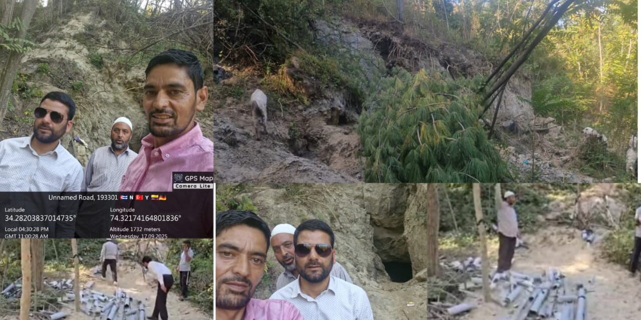Geology & Mining Team Rafiabad Busts Illegal Sand Mining Hideout in Waripora