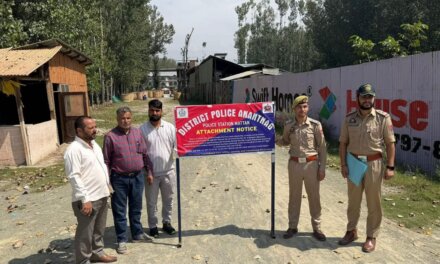 Anantnag Police Seize Land in Major Narco-Terror Crackdown