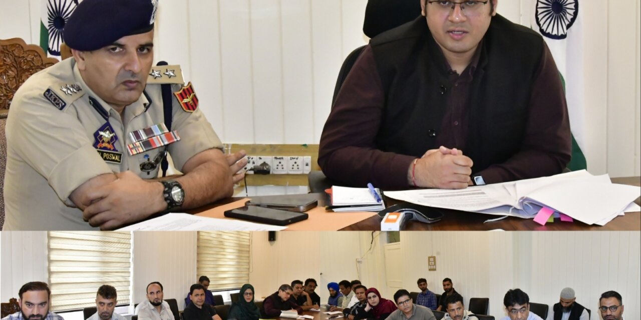 DC Ganderbal Chairs NCORD meeting, reviews measures to Curb Drug Menace