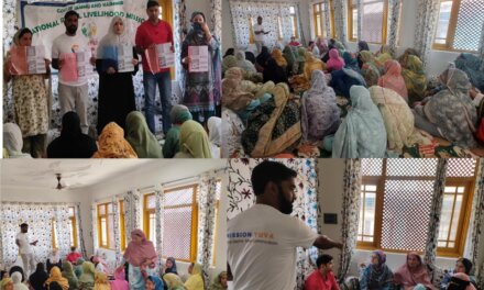 Mega Mission YUVA Awareness program was held at Block Safapora