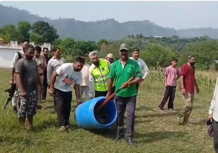 Giant python captured in J-K’s Rajouri