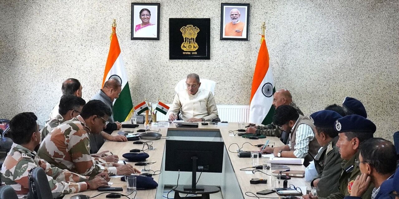 LG chairs high-level security review meet a day after violent protests in Leh