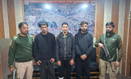 Srinagar Police Nab Trio Involved in Qamarwari Axe Attack