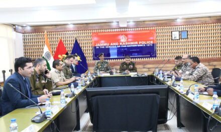 IGP Kashmir Chairs Security Review Meeting at PCR Kashmir