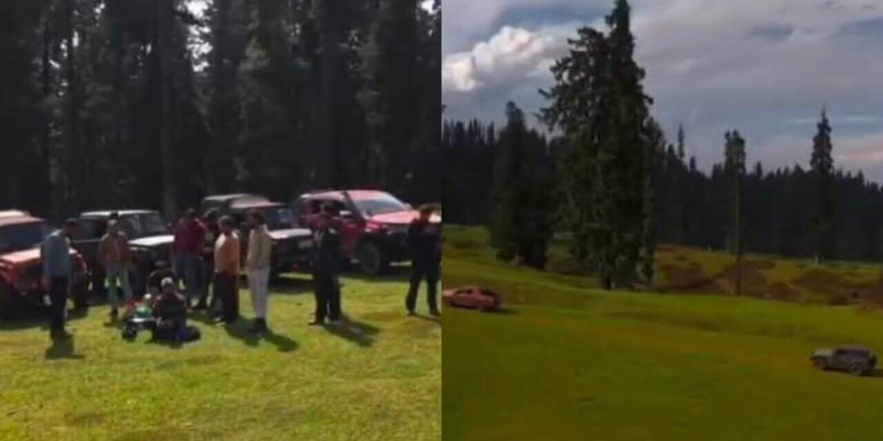 FIR Registered After Viral Video Shows Influencers Driving on Green Pastures in Budgam