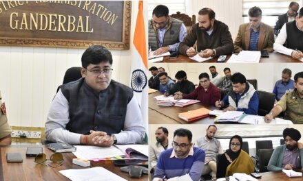 DC Ganderbal chairs district level NCORD Committee meeting