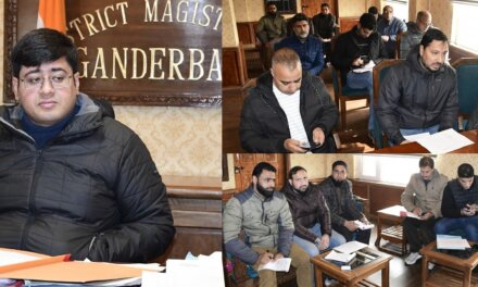 DC Ganderbal reviews progress on Developmental Projects under SASCI;Directs executing agencies to accelerate the pace of work, ensure tangible results on the ground