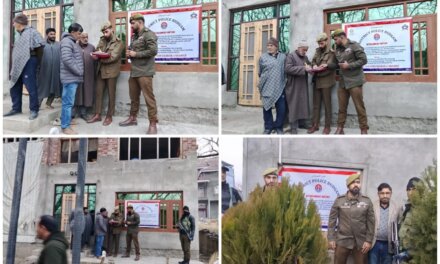 Budgam Police Seize Properties Worth Rs 45 Lakh  of Two Drug Accused in Charar-i-Sharif