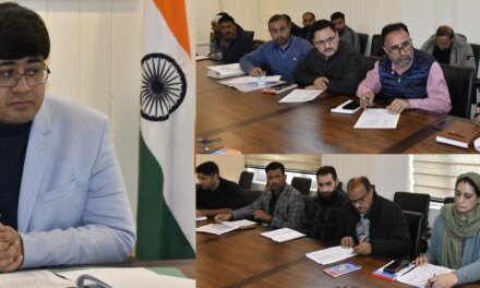 DC Ganderbal convenes meeting of District Disaster Management Authority