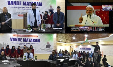 District Ganderbal participates in commemoration of 150 years of ‘Vande Mataram’