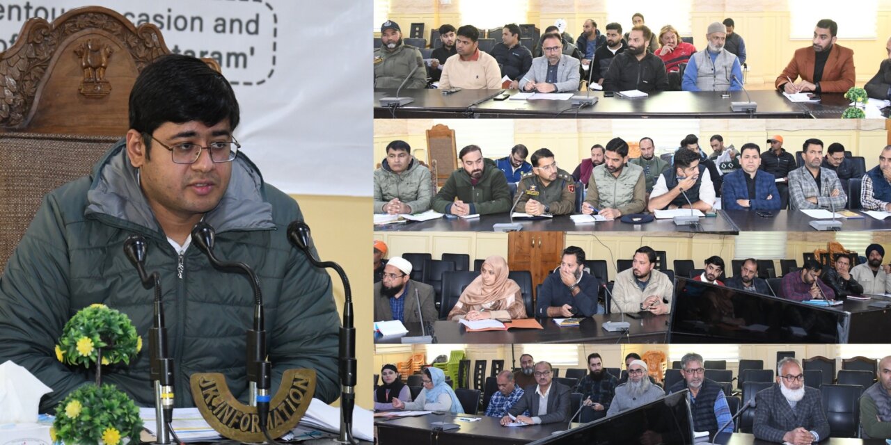 DC Ganderbal chairs meeting to review winter preparedness in the district
