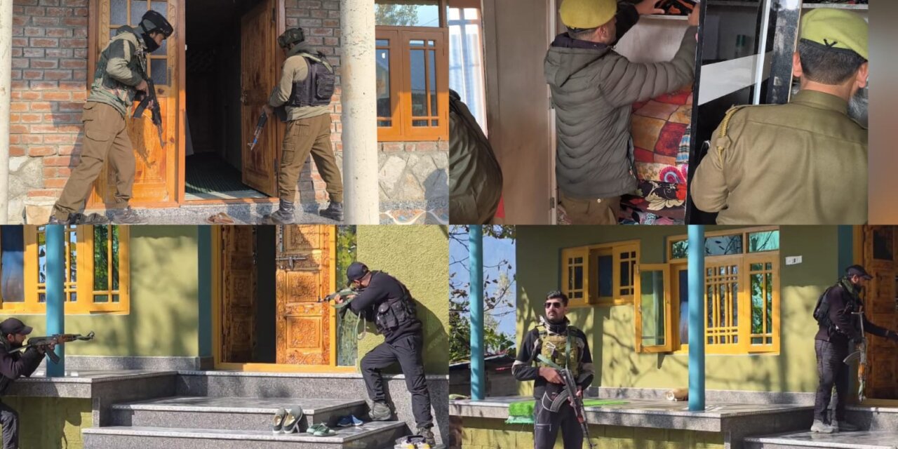 Police Launch Massive Crackdown in Ganderbal on J&K Nationals Operating from Pakistan, PoK