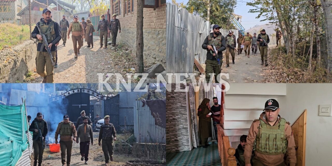 39 detained in Ganderbal as police tighten grip on terror supporters.