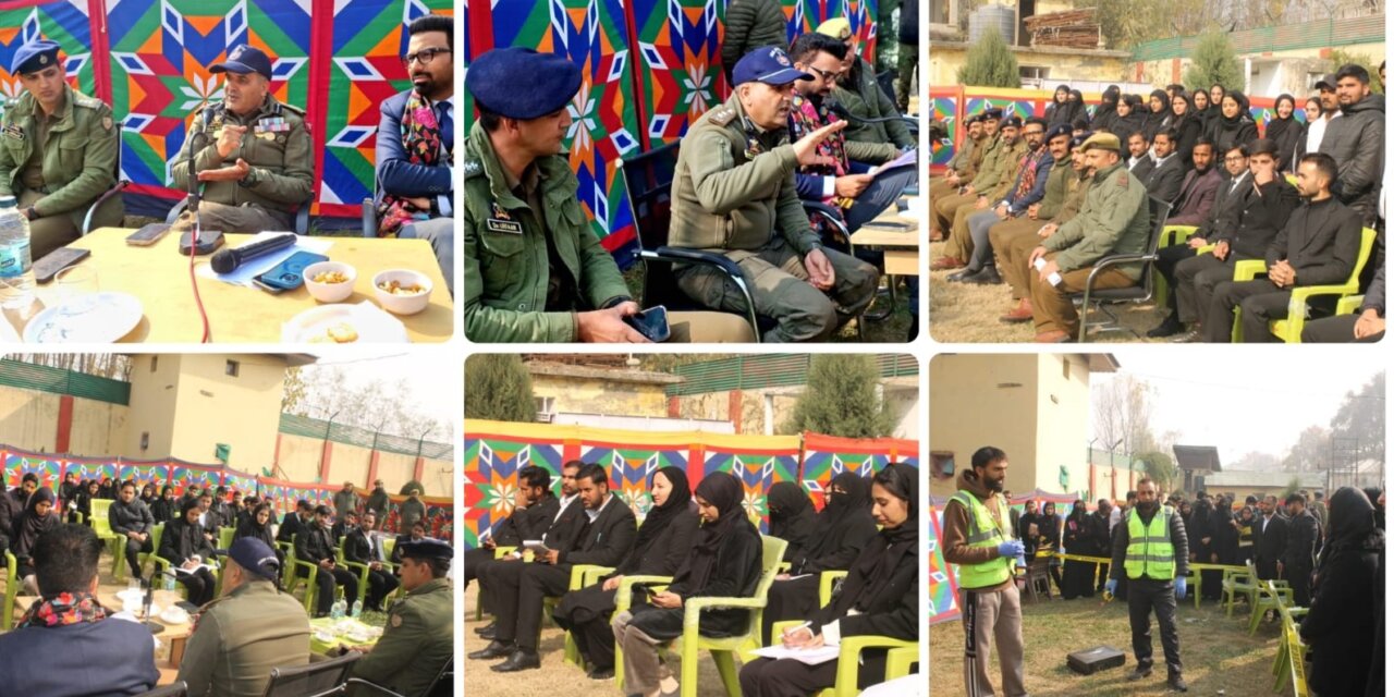 Law Students of Central University of Kashmir Visit Police Station Kheerbawani; Interact with SSP Ganderbal Khalil Ahmad Poswal