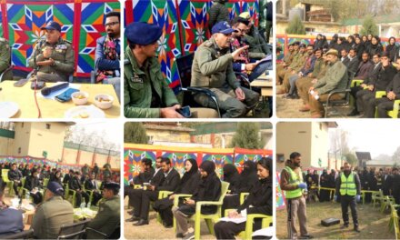 Law Students of Central University of Kashmir Visit Police Station Kheerbawani; Interact with SSP Ganderbal Khalil Ahmad Poswal
