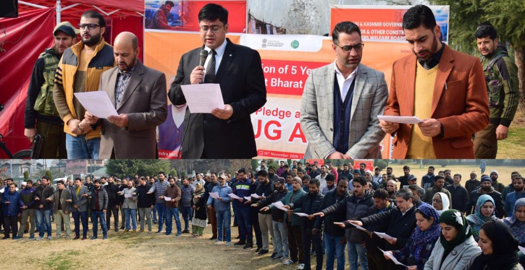 Deputy Commissioner administers NMBA Pledge to participants at Ganderbal