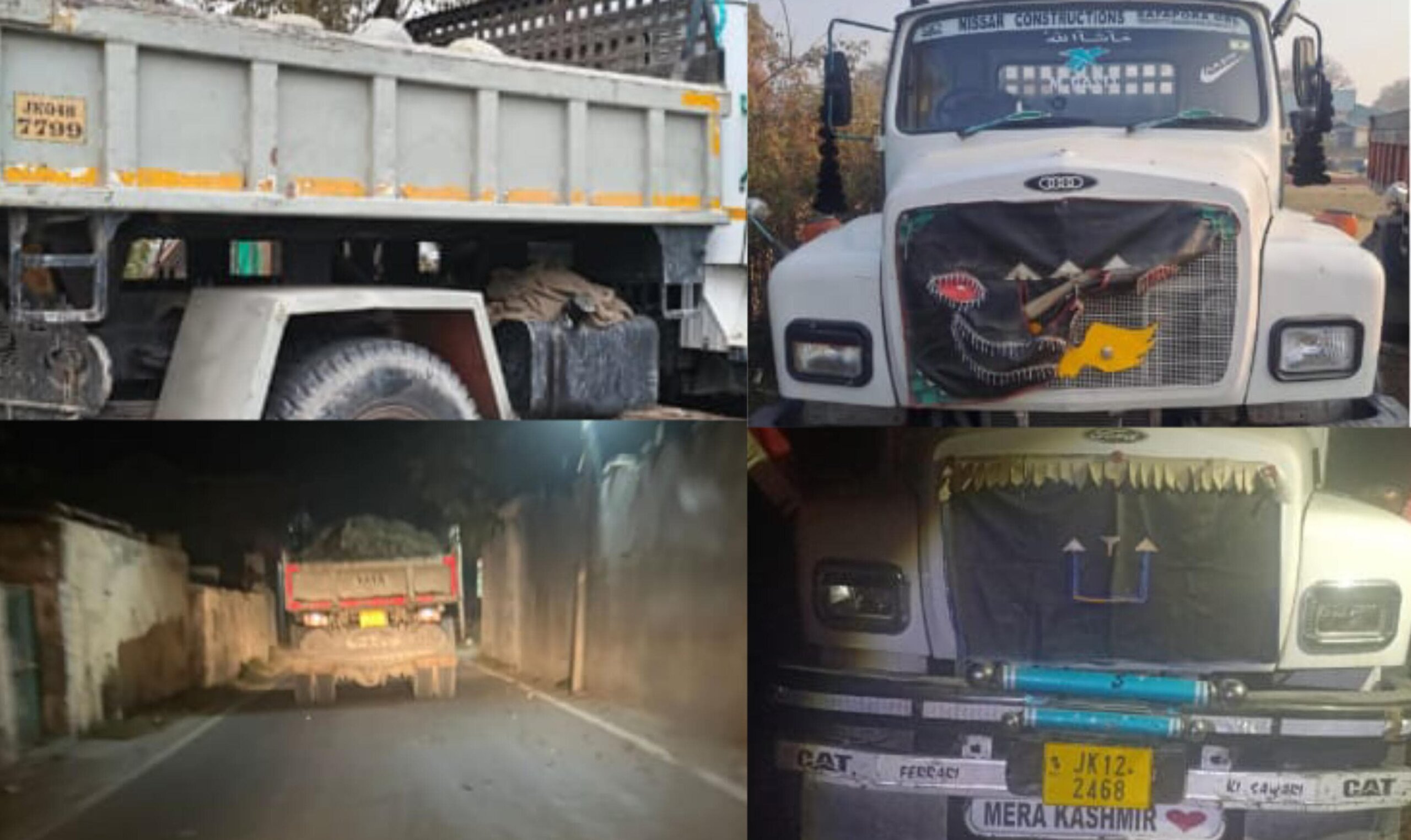Police Tighten Noose on Illegal Mining; 09 Vehicles Seized in Ganderbal