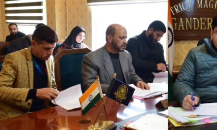 DC Ganderbal convenes DLIC meeting on Mission YUVA; approves 234 cases