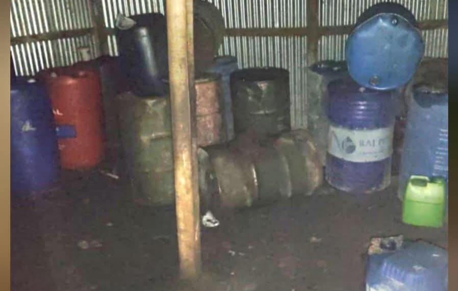 Police Register Case After Recovering Illegally Stored Petroleum Products