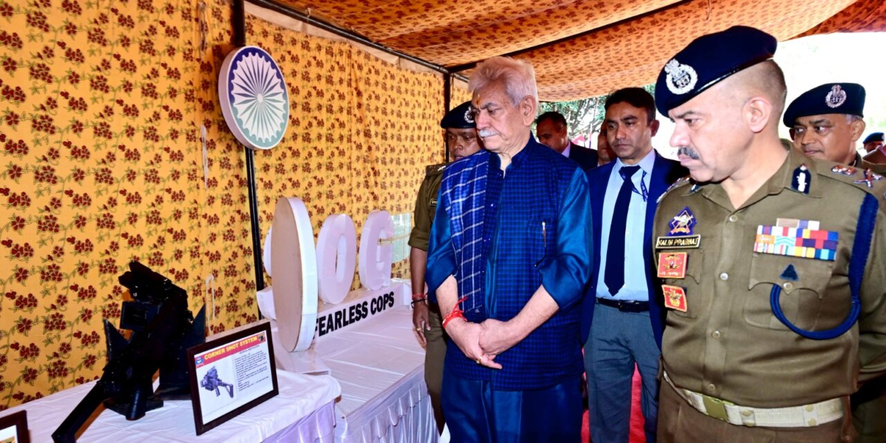 LG visits J&K Police Commando Training Centre in Jammu, reviews various training programmes