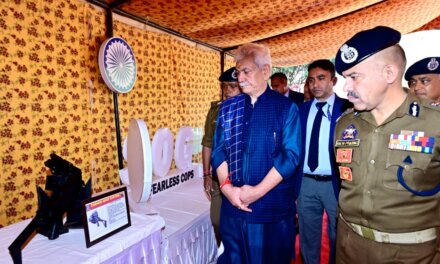 LG visits J&K Police Commando Training Centre in Jammu, reviews various training programmes