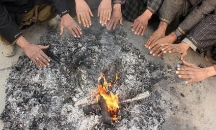 At minus 2.1°C, Sgr records coldest night of season