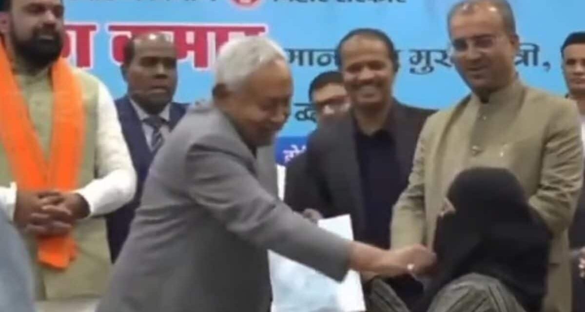 Doctor whose naqab was removed by Nitish Kumar will join duty in Bihar: Official