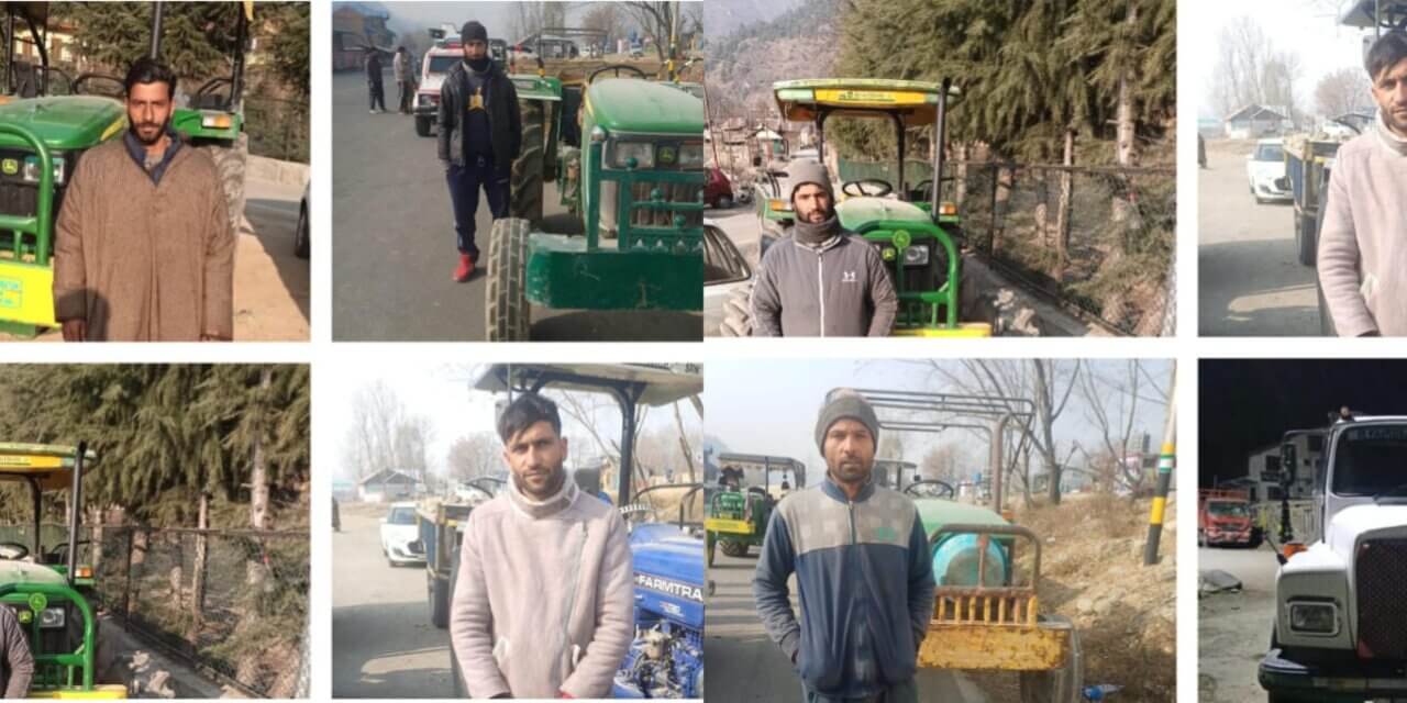 Ganderbal Police Seizes Six Vehicles Involved in Illegal Mineral Extraction.