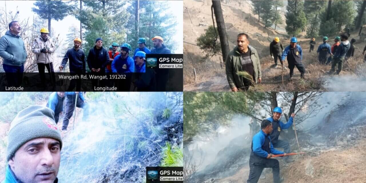 Firefighting Efforts Continue in Wangath Forest; 85% Blaze Controlled, One Official Injured