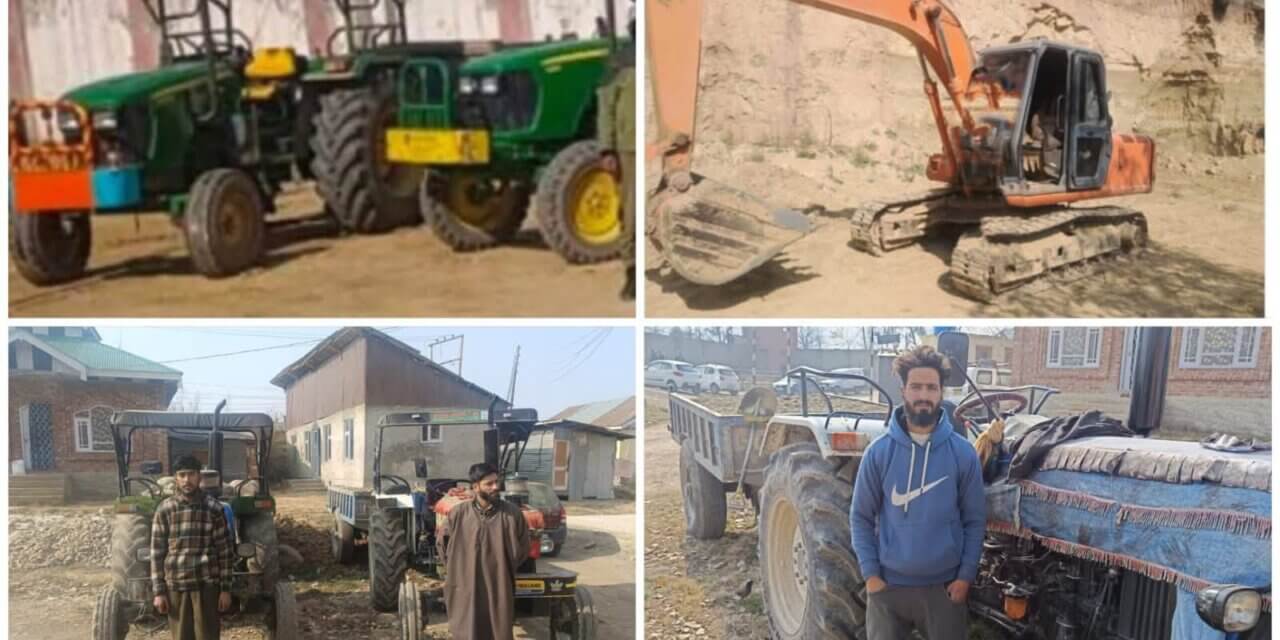 Budgam Police Arrest 12 in Illegal Mining Crackdown, 39 Vehicles Seized