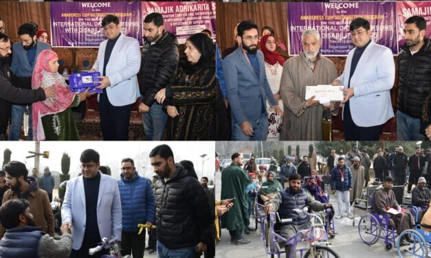 DC Ganderbal presides over Mega Awareness camp on occasion of International Day of Persons with Disabilities