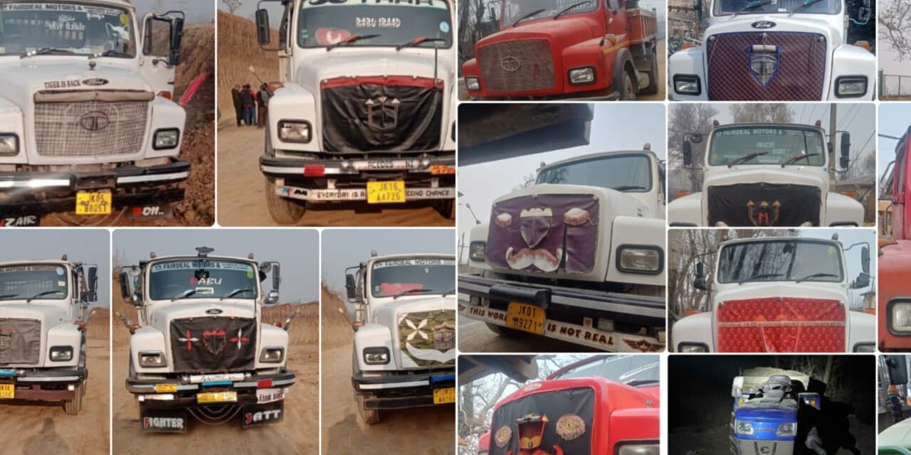 Ganderbal Police Seize 10 Vehicles in Week-Long Crackdown on Illegal Mining