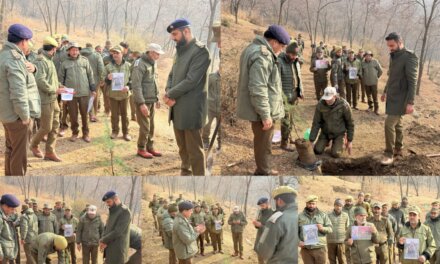 Mansbal Range, Forest Protection Force Condole Death of Forest Guard Gh Mohammad Shah; Tree Planted in His Honour