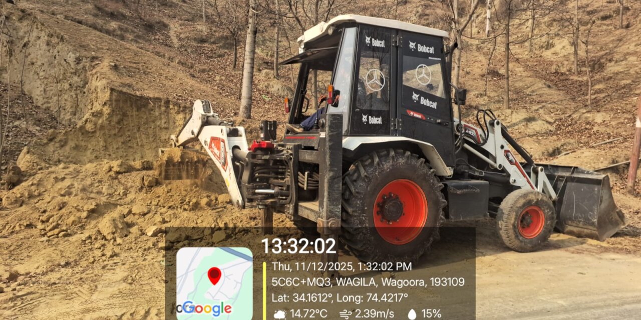 Illegal Excavation Busted in Wagila Wagoora; DMO Baramulla Seizes JCB, Warns of Strict Action