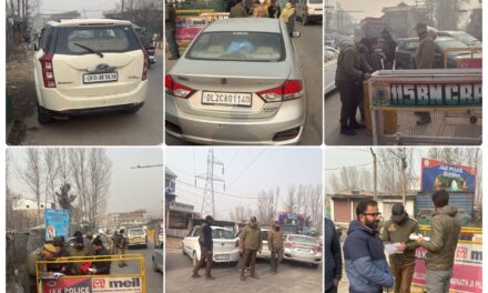 Ganderbal Police Launches Special Verification Drive Against Non-Transferred Outside-UT Vehicles