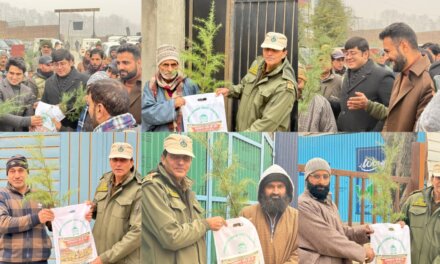 DC Ganderbal Leads “A Free Tree to Every Home” Plantation Drive at Mansbal