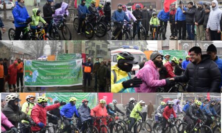 Good Governance Week-2025: DC Ganderbal flags off Cycle Rally under ‘Prashasan Gaon Ki Ore’ Campaign