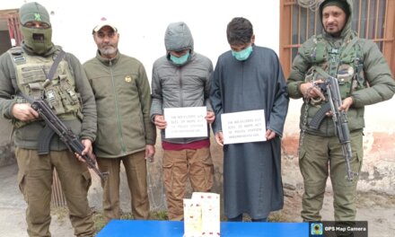 Ganderbal Police Arrest Two Drug Peddlers, Seize Heroin-Like Substance