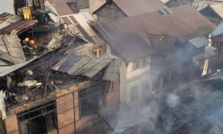 Surge in Fire Incidents: 25 Blazes Reported Across Kashmir Valley in Four Days