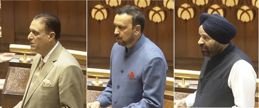 Newly-elected MPs from J&K sworn in as Rajya Sabha members